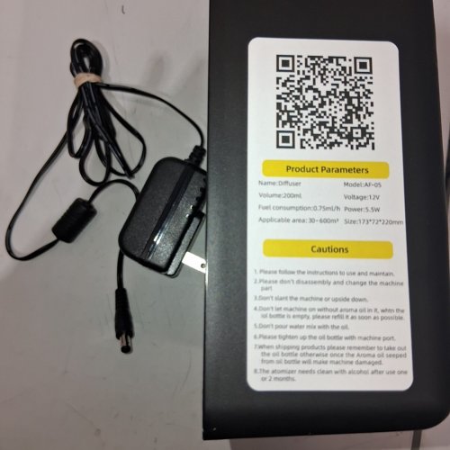 INTELLIGENT ELECTRIC ROOM FRAGRANCE DIFFUSER - 300M³ 160 ML CAPACITY - BLACK (MODEL: AF-05) image 4