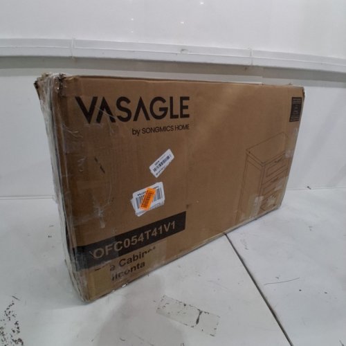 VASAGLE 3-DRAWER STORAGE FILE CABINET - HONEY BROWN (MODEL: OFC054) image 8