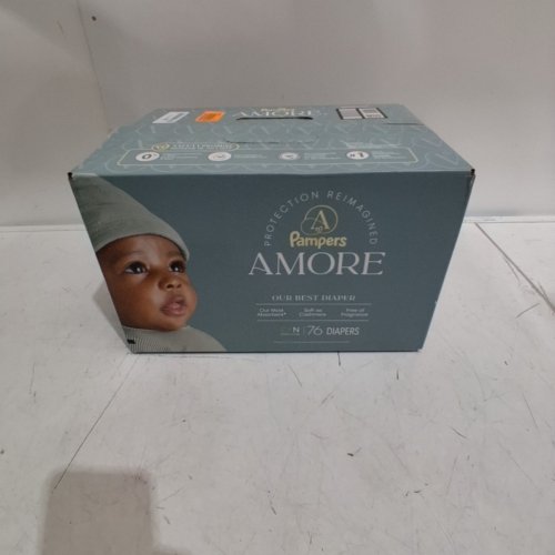 76PK PAMPERS AMORE FRAGRANCE FREE DIAPER - NEWBORN image 2