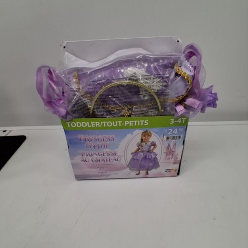 TODDLER PRINCESS COSTUME DRESS - 3-4T - PURPLE (ITEM: 10512) image 3