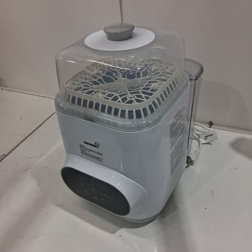 GROWNSY EASECLEAN PRO ALL-IN-ONE BOTTLE WASHERM STERILIZER AND DRYER - WHITE/BLACK/CLEAR (MODEL: ZMW-STHB01-3) image 3