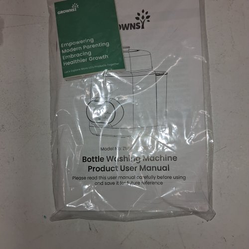 GROWNSY EASECLEAN PRO ALL-IN-ONE BOTTLE WASHERM STERILIZER AND DRYER - WHITE/BLACK/CLEAR (MODEL: ZMW-STHB01-3) image 5