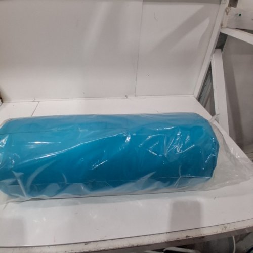 FELIZMAX BUCKWHEAT BOLSTER CUSHION FOR RESTORATIVE YOGA - 24" X 10" - CYAN BLUE image 3