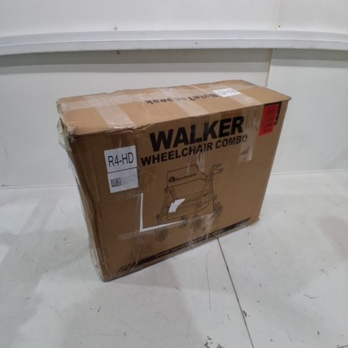 BYTETECPEAK R4 ROLLATOR WALKER WITH BRAKES - BURGUNDY/RED (MODEL: R4-HD) image 5
