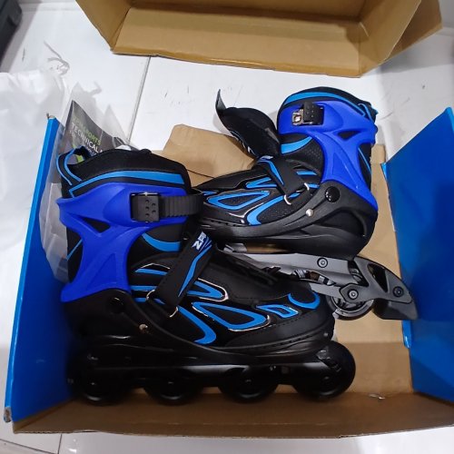 YOUTH 2PM SPORTS ADJUSTABLE ROLLER BLADES - SIZE 4-7 - BLUE/BLACK image 3