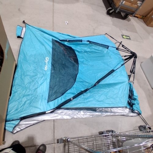 GLYNICS POP UP BEACH TENT - 4-6 PERSON - 6.6FT X 6.6FT X 4.8FT - BLUE (MODEL : BT-ZD03) image 3