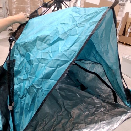GLYNICS POP UP BEACH TENT - 4-6 PERSON - 6.6FT X 6.6FT X 4.8FT - BLUE (MODEL : BT-ZD03) image 4