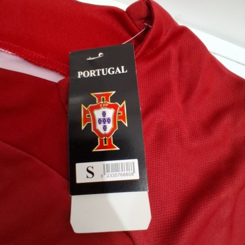 3PC PORTUGAL SOCCER UNIFORM SET - JIAO FELIX #23 - SMALL - RED/GREEN image 3