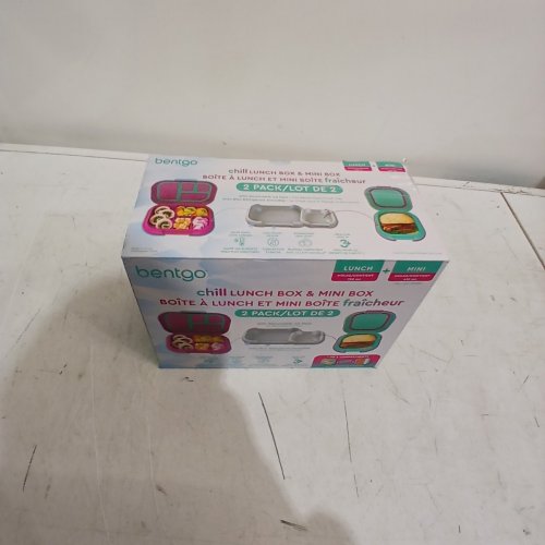 2PC BENTGO CHILL LUNCH CONTAINERS - TEAL/PINK (MODEL : 1997883) image 4