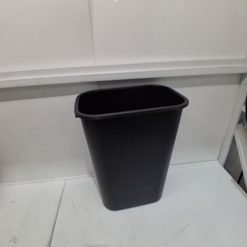 WINCO OFFICE TRASH CAN - 10 GALLON - BLACK - (MODEL: PWR-41K) image 2