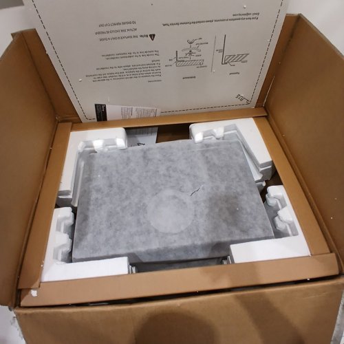 DAVIVY 24" UNDERMOUNT GRANITE KITCHEN SINK WORKSTATION - 24" X 18" - (MODEL: NA2418) image 3