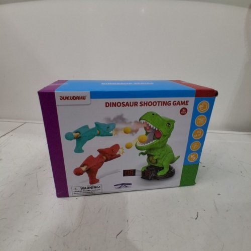 JUKUDAHU MOVEABLE DINOSAUR SHOOTING TOY - GREEN / RED / BLUE image 2