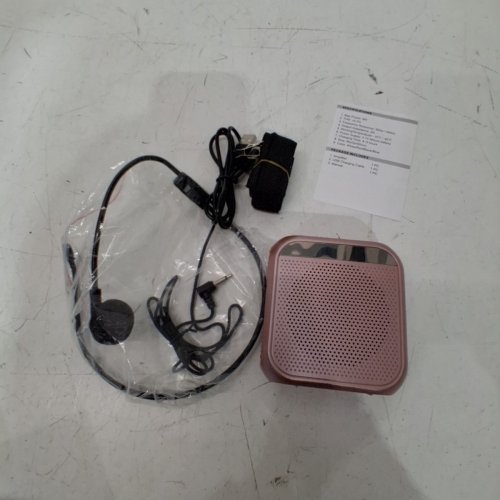 HI FI PERSONAL WAISTBAND PORTABLE VOICE AMPLIFIER - 2200MAH - PINK image 3