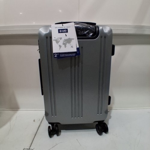 COOLIFE LUGGAGE EXPANDABLE SUITCASE CARRY ON - 20" - GREY (MODEL: YD000060) image 2