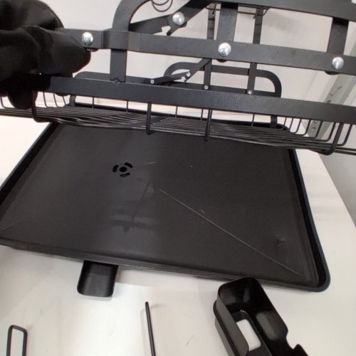 2-TIER DISH DRYING RACK - BLACK image 3