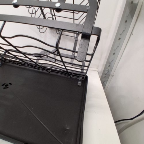 2-TIER DISH DRYING RACK - BLACK image 4