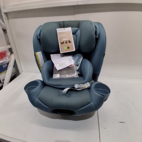 CYBEX GOLD CALLISTO G 360 ROTATING ALL-IN-ONE CONVERTIBLE CAR SEAT WITH SAFETY ASSURE PROTECTION SYSTEM - 120LBS MAX - STORMY BLUE (MODEL: 524000603) image 3