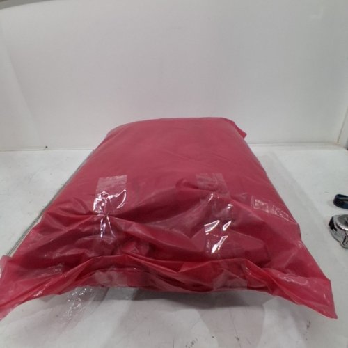 2PC BUTTON TUFFED SEAT CUSHIONS WITH TIES- 20" \ 16" - RED image 3