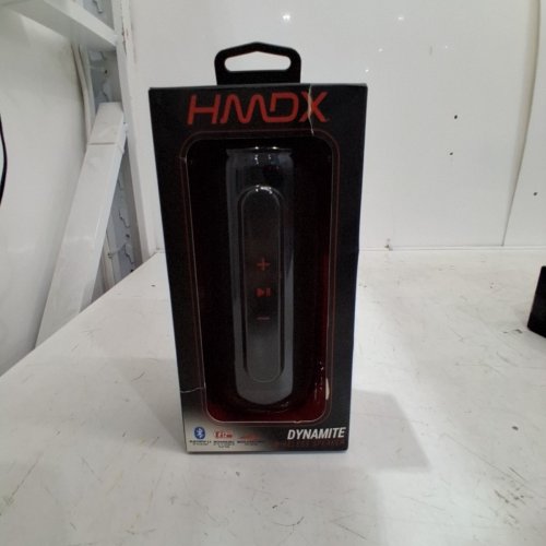HMDX DYNAMITE WIRELESS BLUETOOTH SPEAKER - BLACK/RED (MODEL: HX-P350BK-WGN) image 2