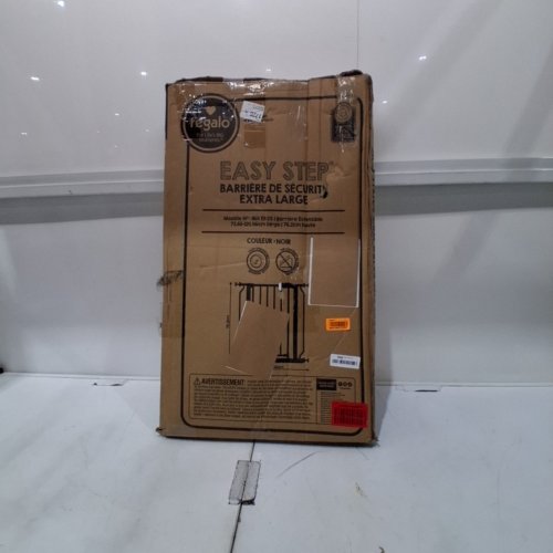 REGALO EASY STEP EXTRA WIDE SAFETY GATE - 29-49" X 30" - BLACK (MODEL: 1164 EB DS) image 3