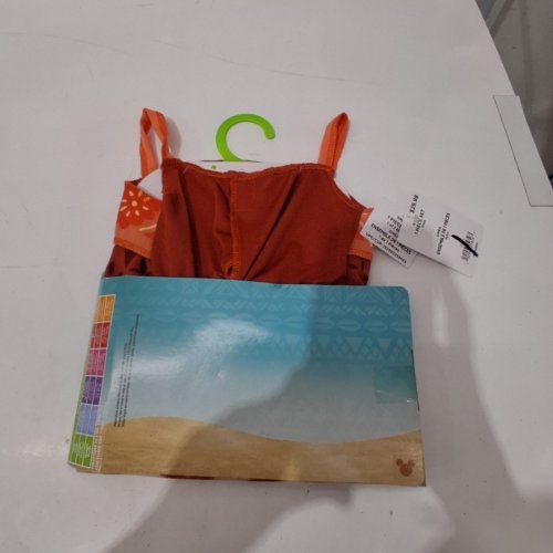 TODDLER DISGUISE MOANA 2 SIMEA COSTUME - 2T - ORANGE (STYLE: 171089S) image 3