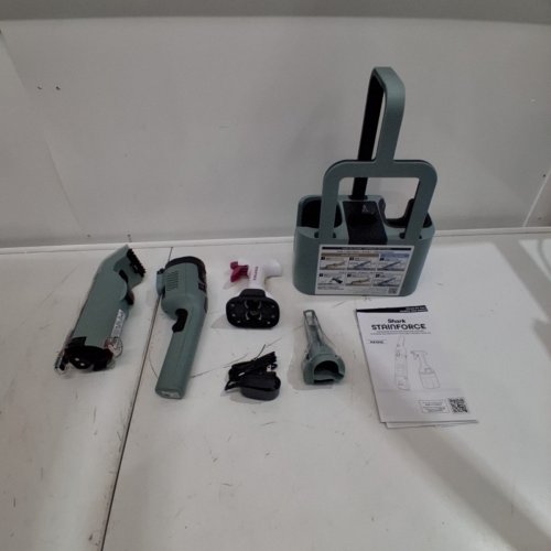 SHARK STAINFORCE CORDLESS HANDHELD CARPET/UPHOLSTERY STAIN CLEANER - (MODEL: HX101C) image 3