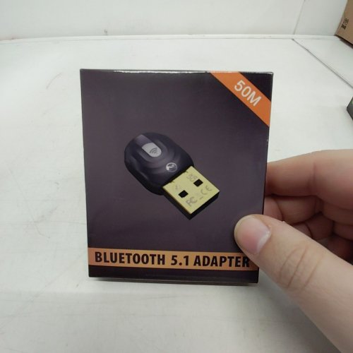 ZEXMTE USB BLUETOOTH 5.1 ADAPTER FOR PC/WINDOWS - 50M RANGE - BLACK image 3