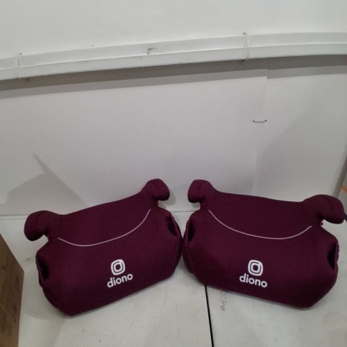 2PK DIONO SOLANA NO LATCH BACKLESS BOOSTER SEAT - 40-120LB CAPACITY - PINK (MODEL: 32061-NA-01) image 3