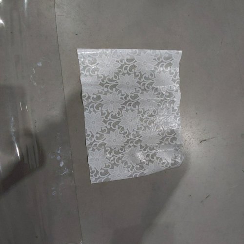 PVC PLASTIC TABLE COVER - PVC RECTANGULAR DESK MAT FOR DINING TABLE/WORK TABLE - 48" X 48" - CLEAR (MODEL: F085-20T-10702030) image 3