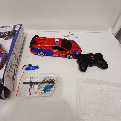 REMOTE CONTROL RACING CAR ROBOT - 2.4 GHZ - RED / BLUE image 2