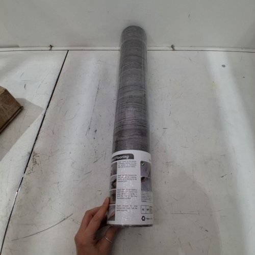 OXDIGI PEEL AND STICK VINYL FLOORING SELF ADHESIVE FLOOR ROLL - 2FT X 32FT - GREY image 2