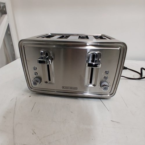 BLACK + DECKER 4 SLICE TOASTER STAINLESS STEEL (MODEL: TR4900SSD) image 7