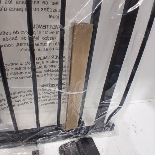 ALLAIBB METAL PRESSURE MOUNT EXTRA WIDE BABY GATE - 38" - 43" - BLACK (MODEL: W046) image 3