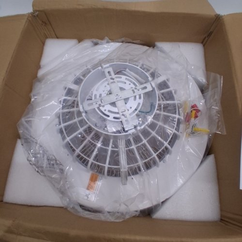 JINQIANMY RGB CEILING FAN WITH LIGHTS AND REMOTE, 17.7" - WHITE (MODEL:RGB-45CM) image 3