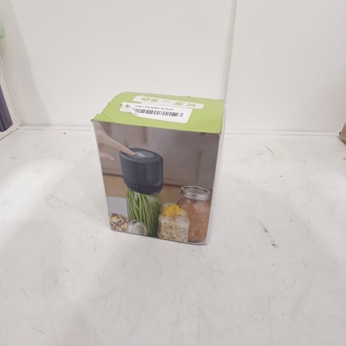 PORTABLE MASON JAR VACUUM SEALER - 4"X 4"X 3.7" - BLACK (MODEL: KZ-80) image 2