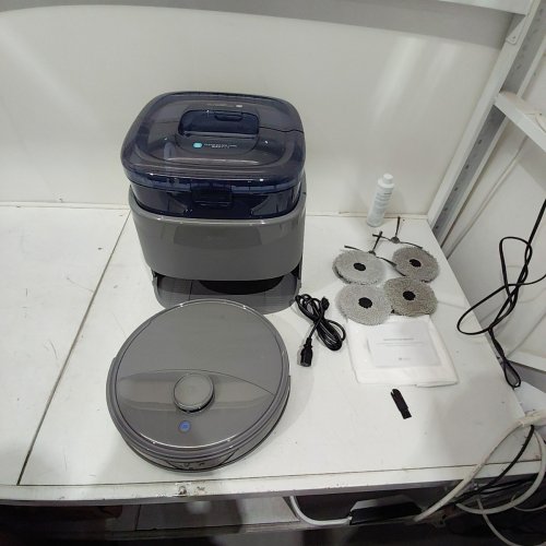 LEFANT M3 MAX ROBOT VACUUM AND MOP SYSTEM WITH ALL-IN-ONE DOCK, ANTI-TANGLE BRUSHES, 20000PA SUCTION, AND SMART OBSTACLE AVOIDANCE - WORKS WITH ALEXA - TWILIGHT MIST GREY image 3