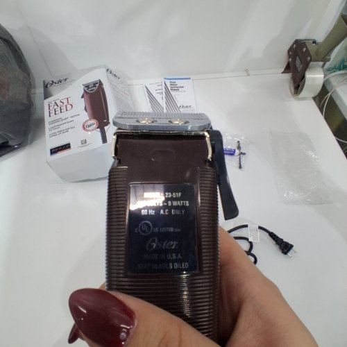 OSTER THE QUIET FAST SPEED CORDED HAIR TRIMMER CLIPPER - 9W - BURGUNDY (MODEL: 23-51F) image 3