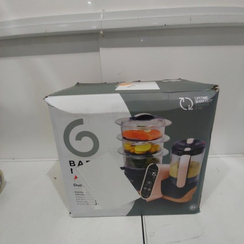 BABYMOOV 6-IN-1 BABY XL DUO MEAL STATION FOOD MAKER - BLUE/PINK (MODEL: A001131) image 5