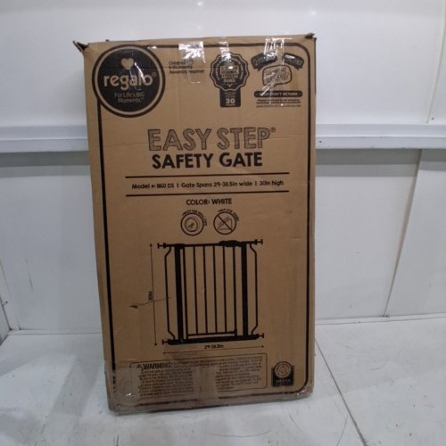 REGALO EASY STEP SAFETY GATE - 29"- 38.5" - WHITE (MODEL : 1160-DS) image 4