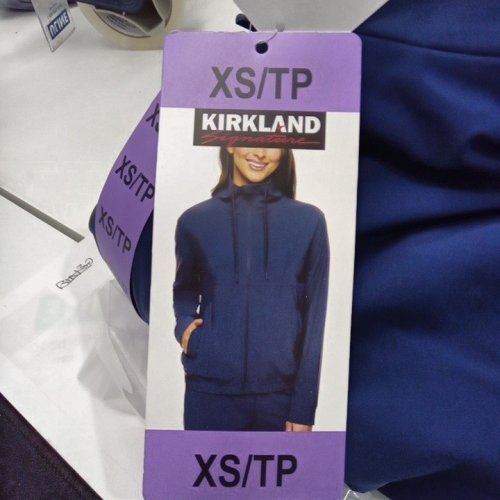 WOMEN'S KIRKLAND SIGNATURE FULL ZIP ACTIVE JACKET - EXTRA SMALL - BLUE (STYLE:7992500) image 2