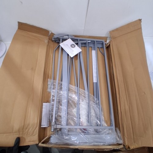 REGALO EASY STEP 49" EXTRA WIDE BABY GATE - 30"X49" - PLATINUM (MODEL: 1164 EP DS) image 2