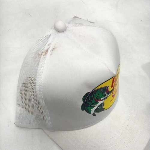 UNISEX ADULT BASS PRO SHOP MESH BACK TRUCKER HAT - OSFM - WHITE image 3
