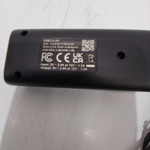 USB-C TO ETHERNET DONGLE - BLACK (MODEL: USBC2LAN) image 3