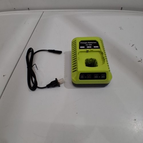 ENERGUP REPLACEMENT BATTERY CHARGER FOR RYOBI 12-18 V BATTERIES - LIME GREEN (MODEL: 140173004) image 2