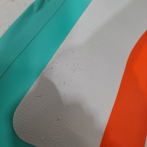 NIPHEAN INFLATABLE KAYAK AND PADDLE BOARD SEAT WITH BACK SUPPORT - 19" X 10" - TEAL/ORANGE - (MODEL: HL-NP-B-001) image 3