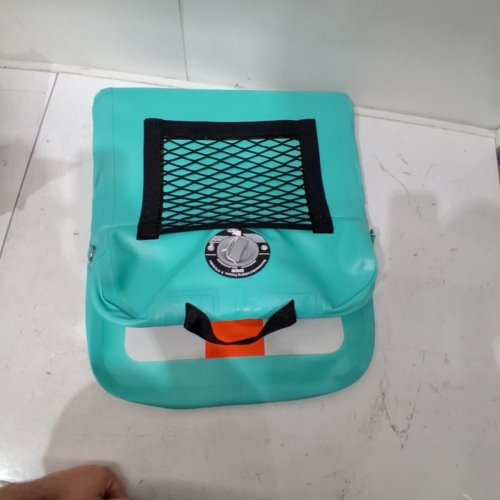 NIPHEAN INFLATABLE KAYAK AND PADDLE BOARD SEAT WITH BACK SUPPORT - 19" X 10" - TEAL/ORANGE - (MODEL: HL-NP-B-001) image 4