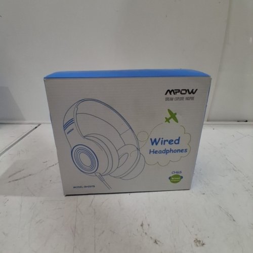 KIDS MPOW CH6S WIRED OVER-EAR HEADPHONES WITH 85DB/94DB VOLUME LIMITER AND IN-LINE MIC - NAVY BLUE/GREEN (MODEL: BH297BS) image 4