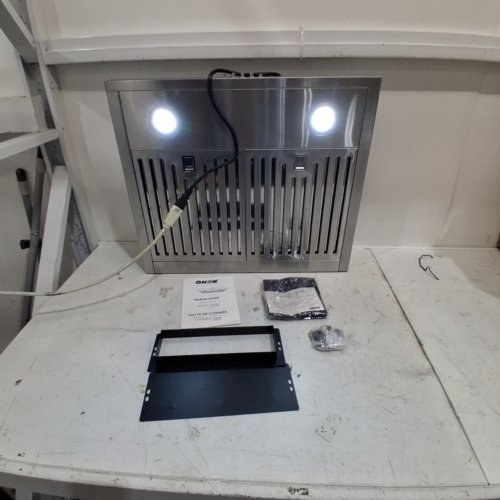 ONEX UNDER CABINET RECIRCULATING RANGE HOOD WITH 3 SPEED FAN AND LED LIGHTS - 24" - STAINLESS STEEL (MODEL: OHF240-SS) image 2