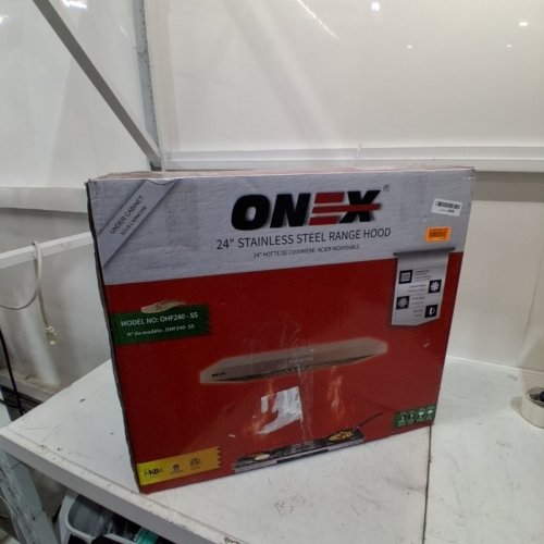 ONEX UNDER CABINET RECIRCULATING RANGE HOOD WITH 3 SPEED FAN AND LED LIGHTS - 24" - STAINLESS STEEL (MODEL: OHF240-SS) image 6