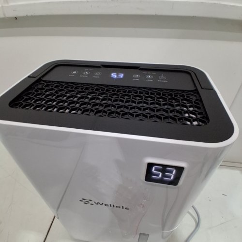 WELLSLE DEHUMIDIFIER FOR BEDROOM AND BASEMENT WITH SMART HUMIDITY CONTROL- 34 PINTS/2000SQ.FT - WHITE (MODEL: PD11DS-12L) image 2